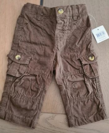 Pantalon marron 6 mois okaïdi neuf avec étiquette