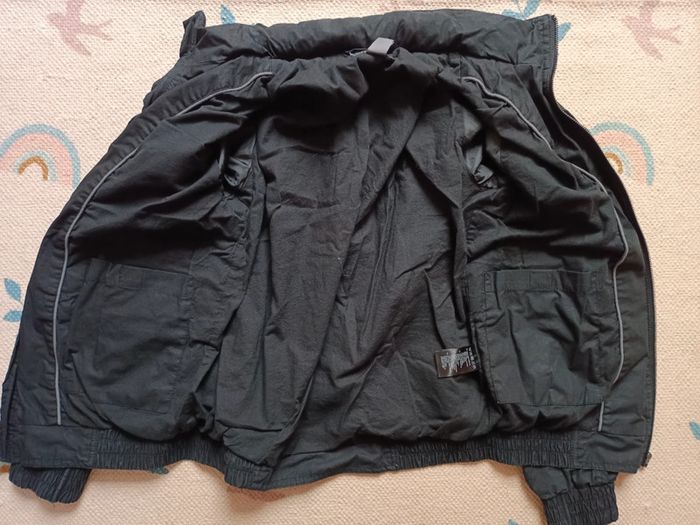 Veste noir homme S h&m multipoches capuche - photo numéro 7
