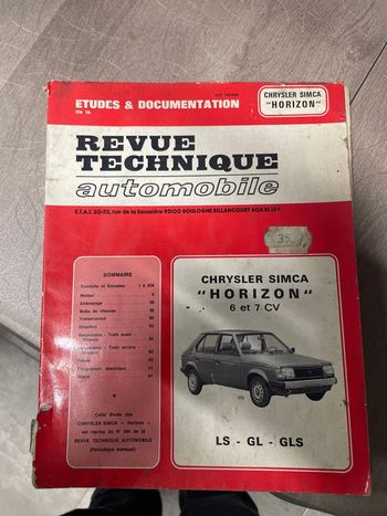 Simca Talbot horizon revue technique