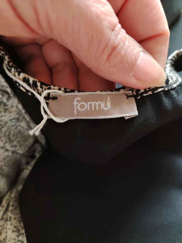 Blouse bicolore fluide formule t3 - photo numéro 5