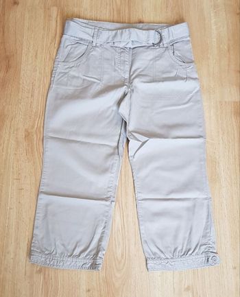 Pantacourt K° Woman Beige 100% Coton T36 (S)