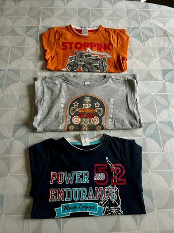 Lot de 3 t shirts garçon - 7 ans - C&A - en très bon état