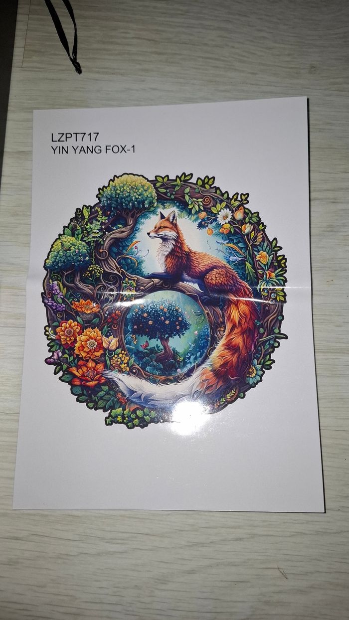 Puzzle bois renard - photo numéro 2