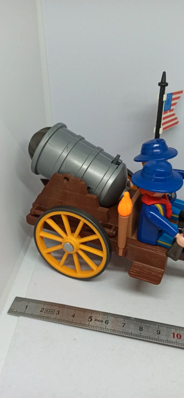 Convoi de nordistes avec canon playmobil - photo numéro 2