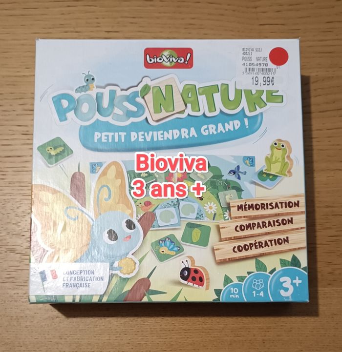 JEU Complet Pouss'Nature 3 ans plus