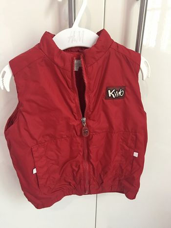 Gilet sans manches rouge