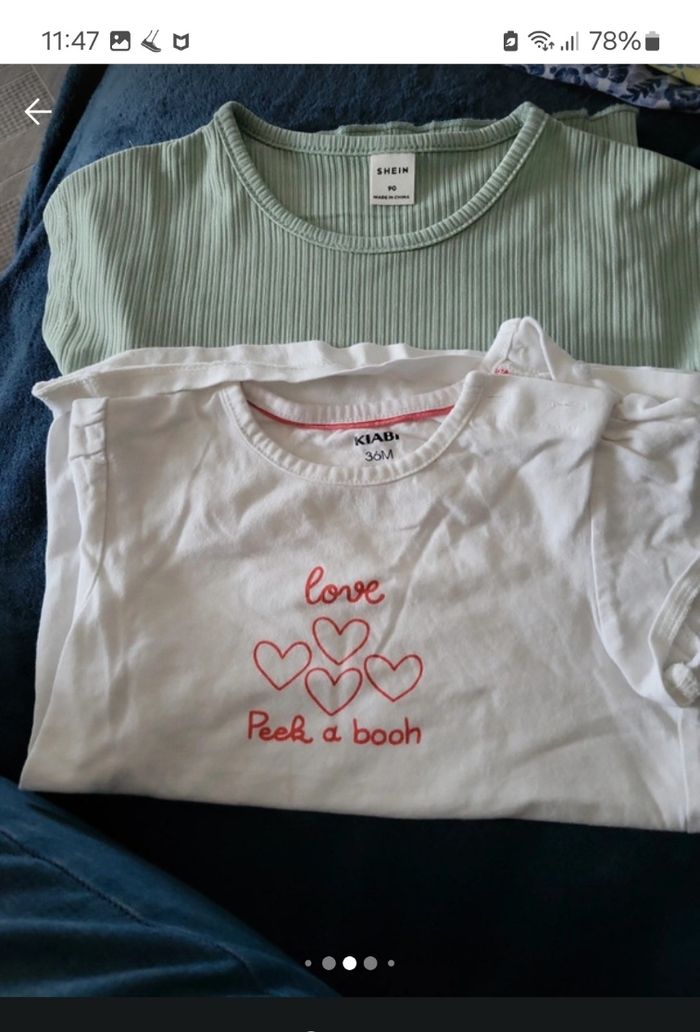 Lot de 10 tee-shirts fille 👧 - photo numéro 5