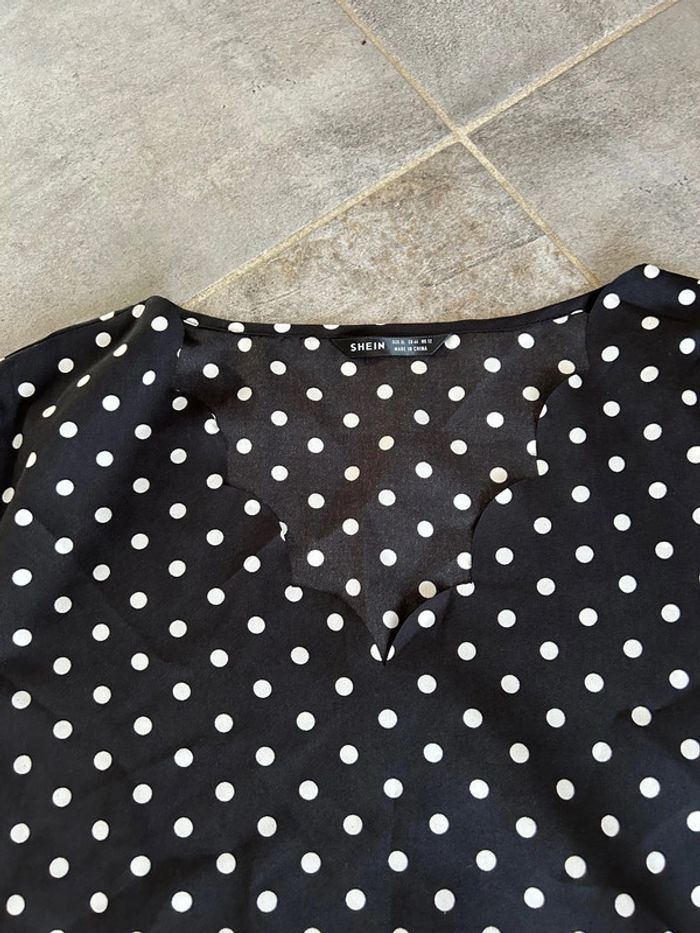Blouse à pois T44 - photo numéro 6