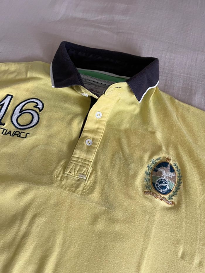 Polo jaune Vestiaires Principauté Cannoise - photo numéro 2