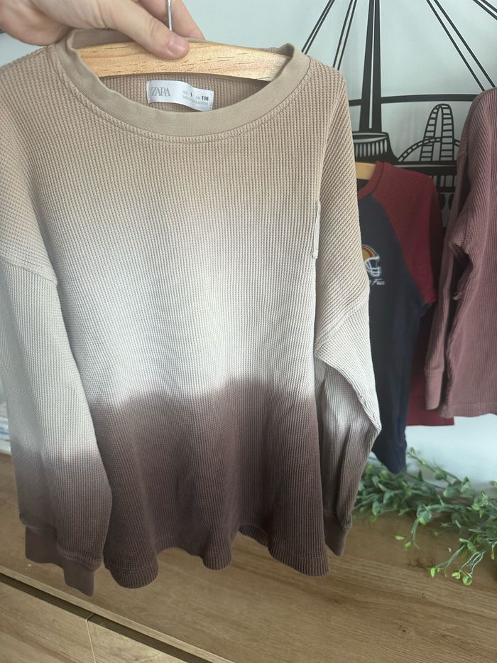 Lot de 2 hauts gaufrés Zara - photo numéro 2
