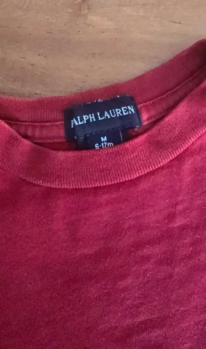 Tee-shirt Ralph Lauren Taille 6-12 mois - photo numéro 3