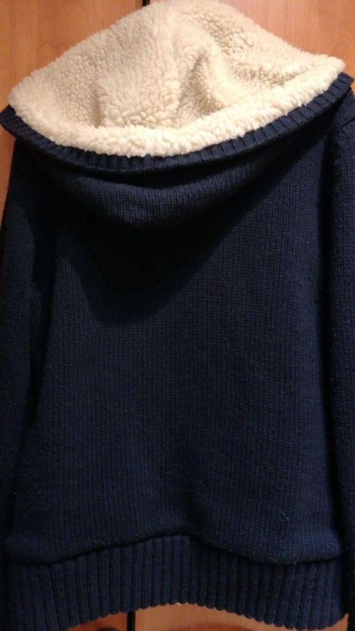 Veste en laine à capuche - photo numéro 4