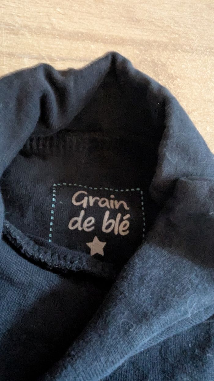 Col roulé Grain de blé - photo numéro 3