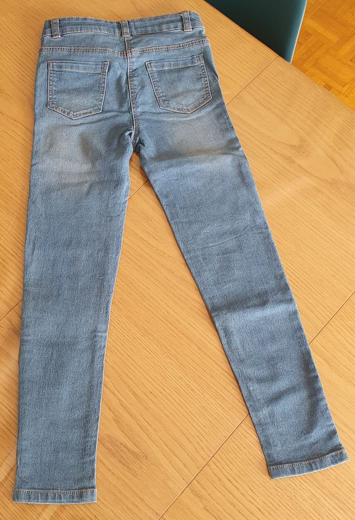 Pantalon en jean 8 ans fille - photo numéro 2