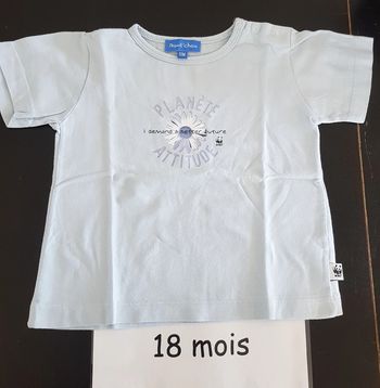 T-shirt mc planète attitude 18 mois