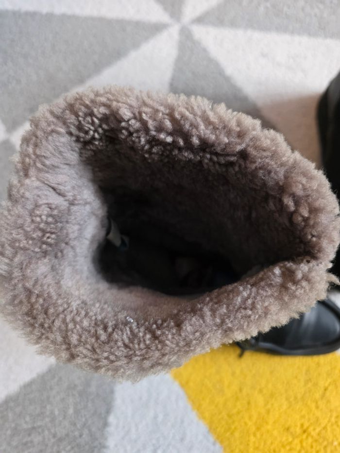 Bottes de neige en cuir vintage Arcus Taille 39 - photo numéro 4