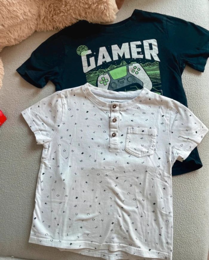 Lot 2 t-shirts garçon - photo numéro 8
