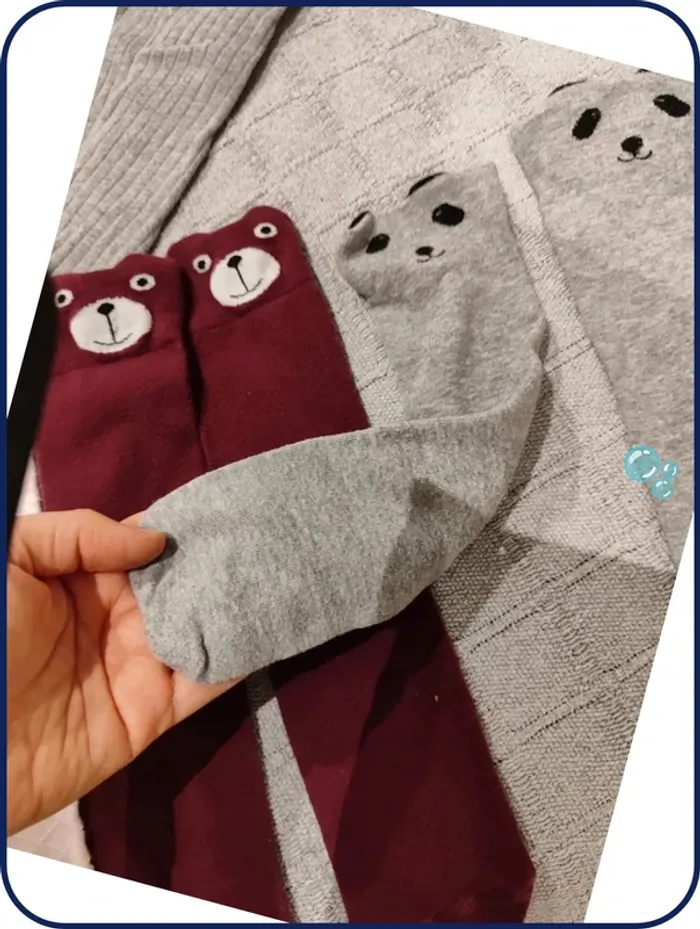 Lot chaussettes filles haute - photo numéro 7