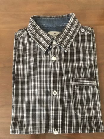 Chemise marron Cyrillus 10 ans NEUVE