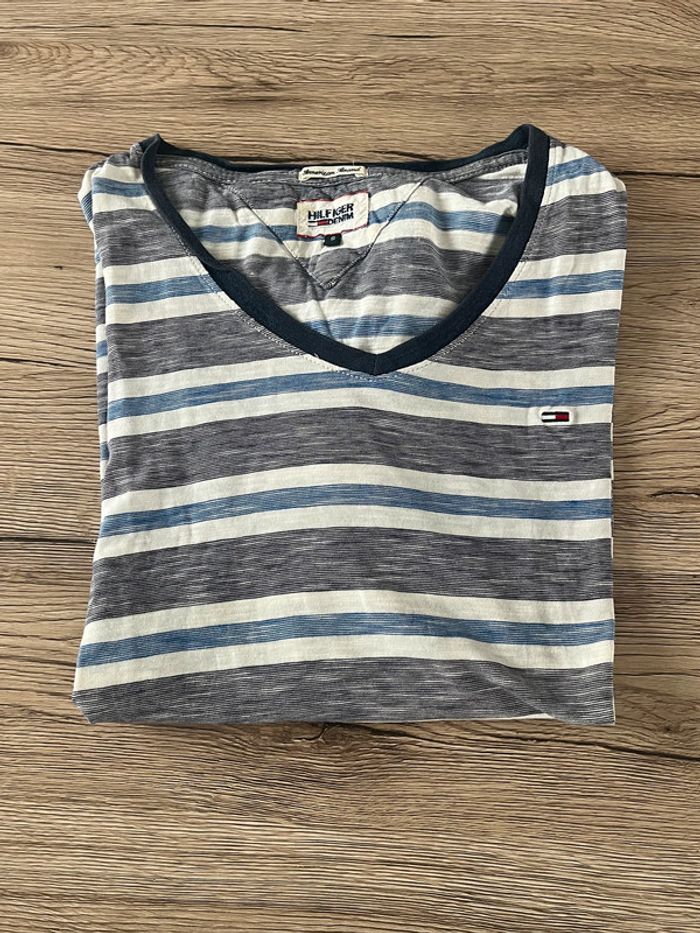 T-shirt Tommy Hilfiger Gris Taille S