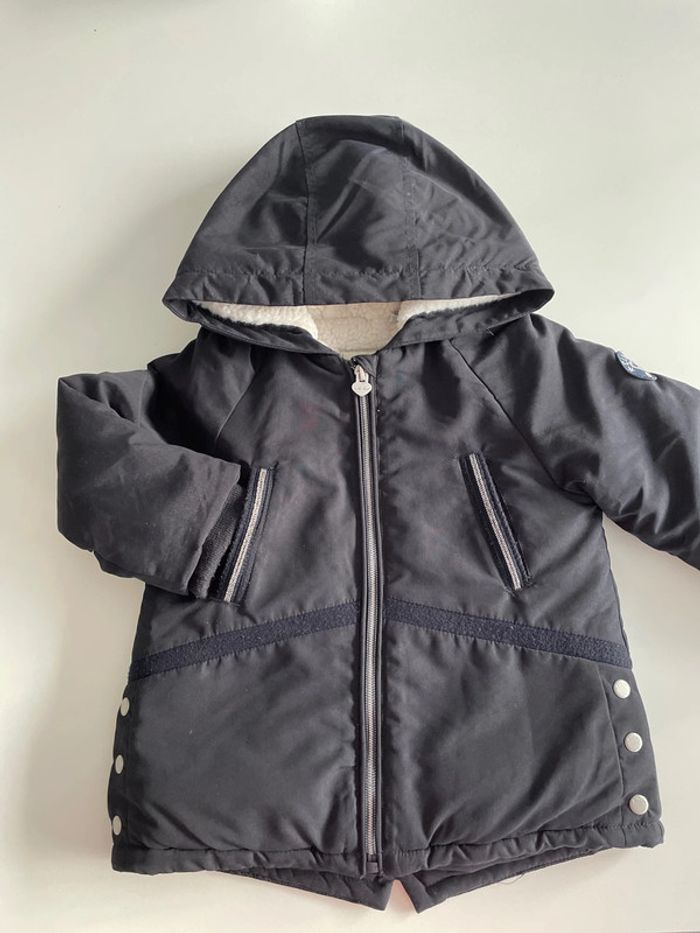 parka ikks marine chaud 2 ans