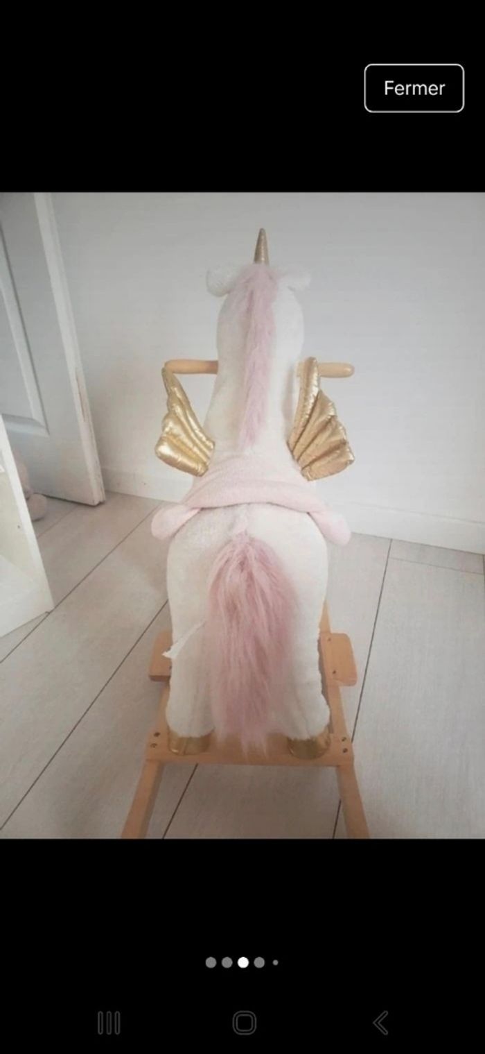 🐴 Licorne à bascule Maison du Monde – Modèle Simone 🦄 - photo numéro 6