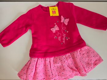 Robe rose neuve 6 mois