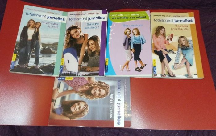 Lot de 5 livres mary-kate et Ashley Olsen ;
