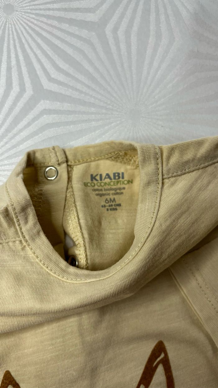 Tee-shirt manches longues garçon 6 mois kiabi neuf - photo numéro 4