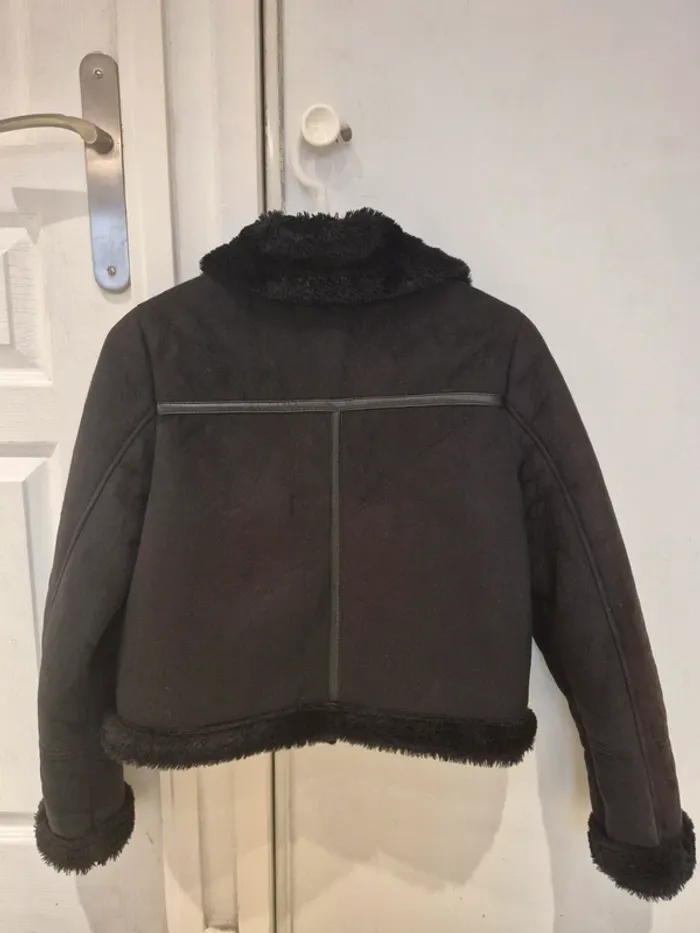 Blouson court aviateur doublé polaire - photo numéro 2