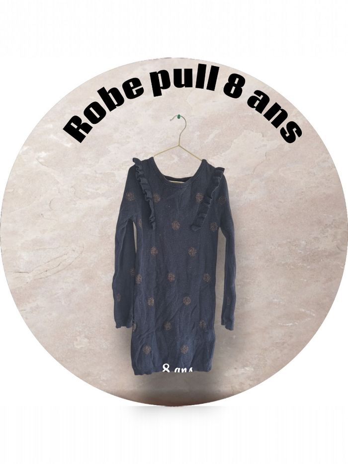 Robe pull fille 8 ans
