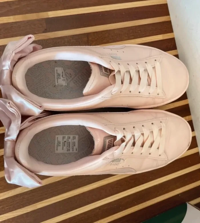 Puma chaussures basket en cuir, rose, femme pointure 37 - photo numéro 7