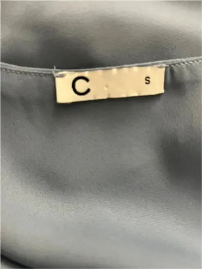 Top fluide à bretelles bleu gris Cubus - photo numéro 5