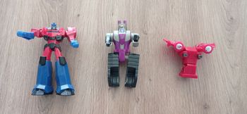 Lot de 03 figurines, Transformers, Bakugan, Hasbro, BEG