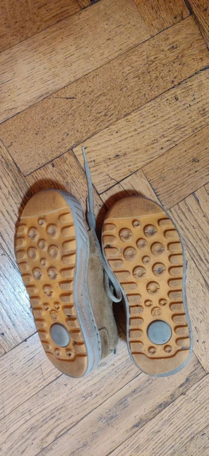 Chaussures cuir beige Vertbaudet P25 - photo numéro 6