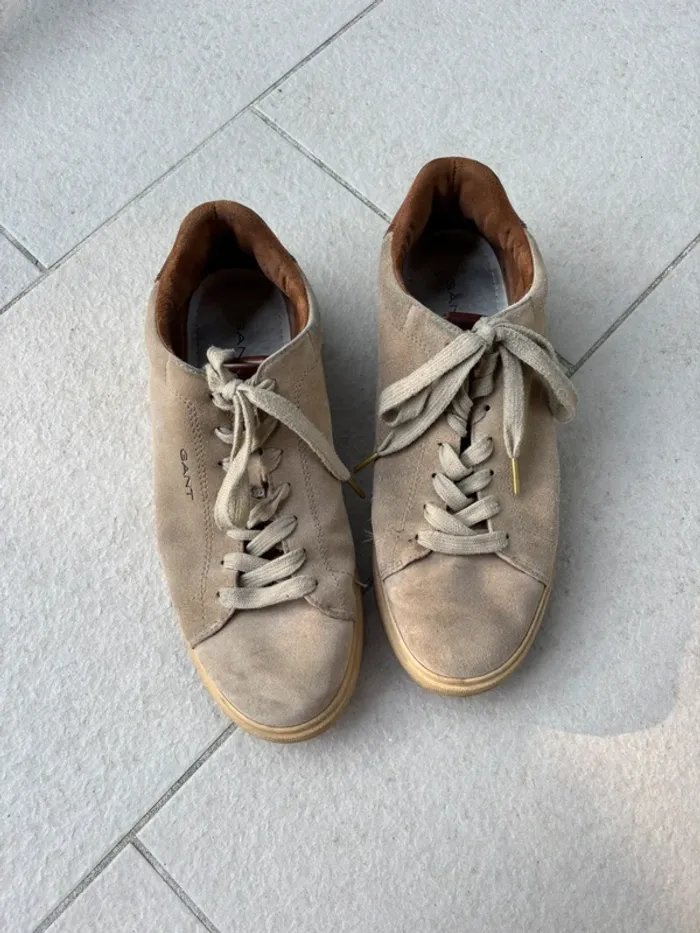 Baskets marron/beige Gant taille 43 - photo numéro 2