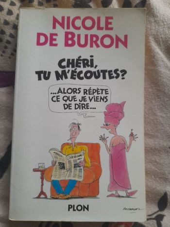 Livre de Nicole De Buron "Chéri, tu m'écoutes ?"
