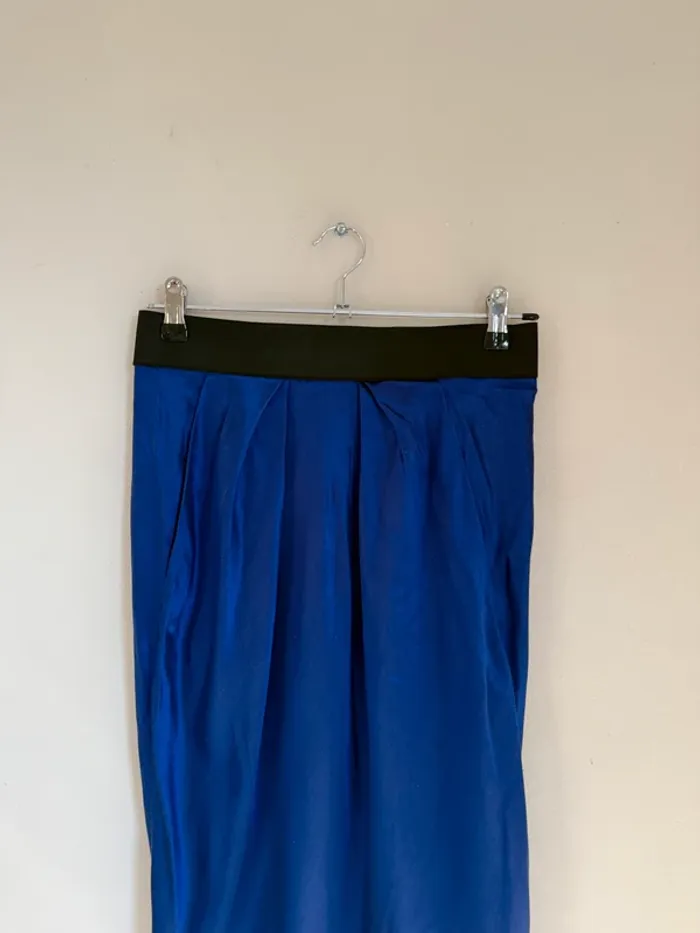 Jupe bleu électrique Donna Karan - photo numéro 3