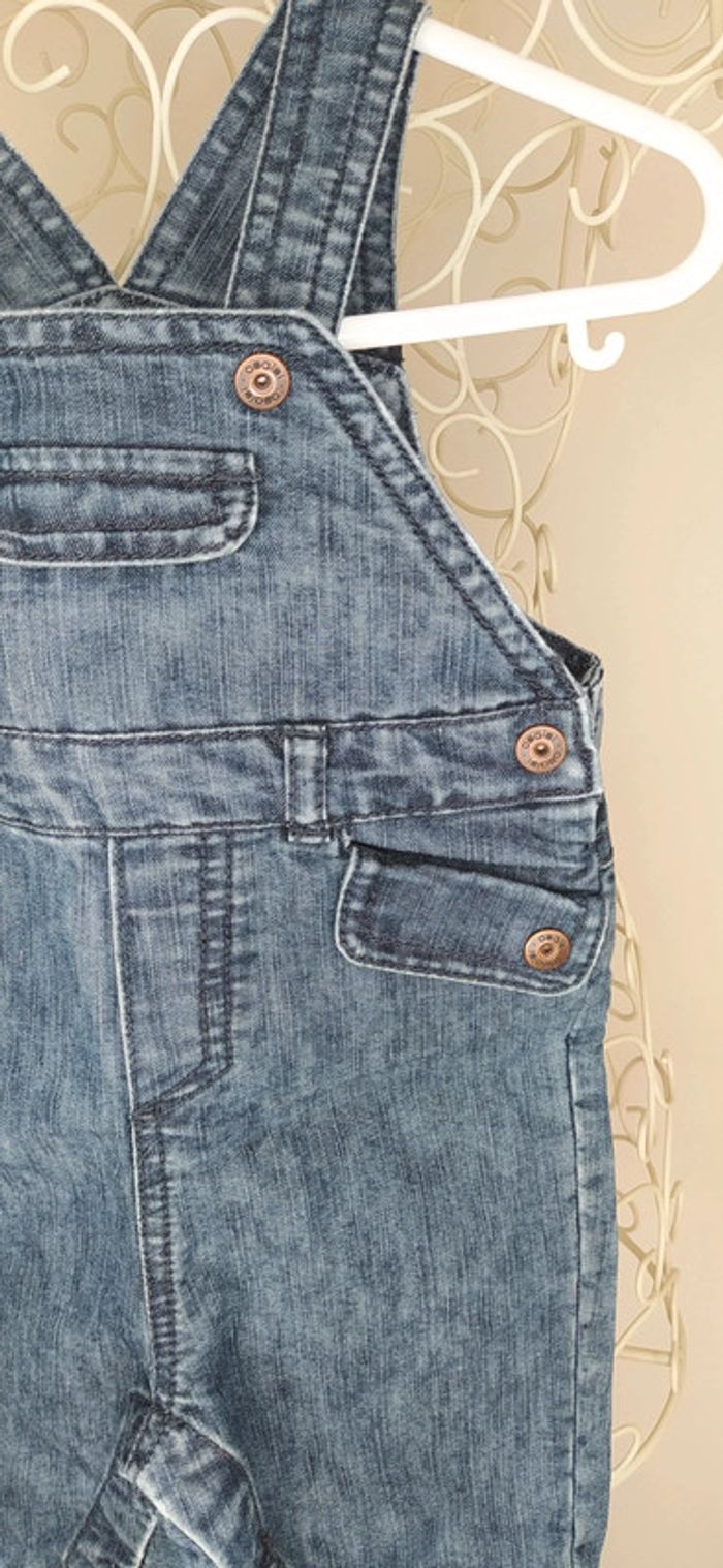 Salopette en jeans 3 mois - photo numéro 2