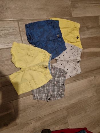 Lot de 4 short 6 mois