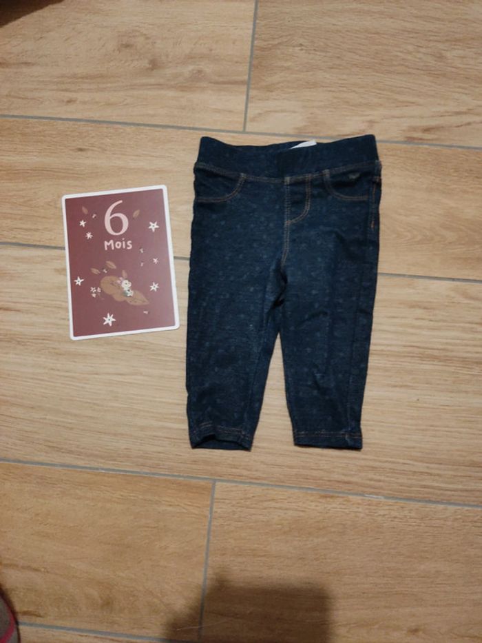 Legging jean obaibi 6 mois - photo numéro 3