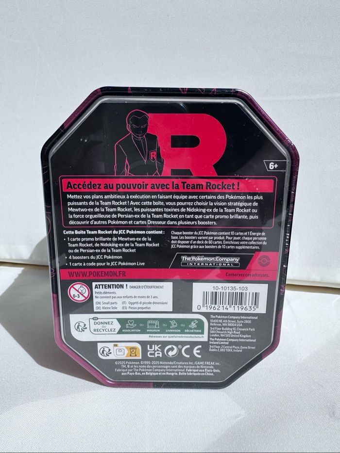 Pokébox Tin Team Rocket Pokémon Nidoking-ex de la Team Rocket - photo numéro 3