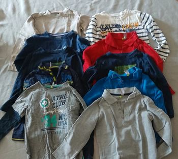 Lot manches longues garçon 5 ans