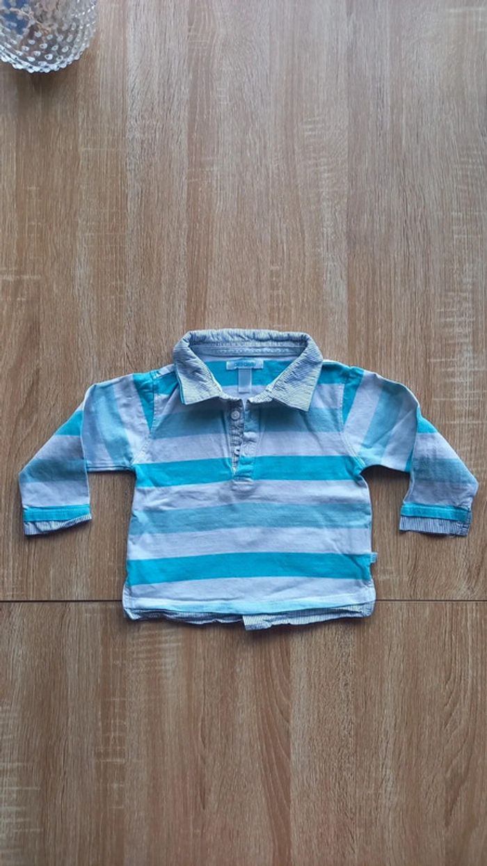 Lot de 5 pulls +1 t-shirt col polo 18 mois - photo numéro 13