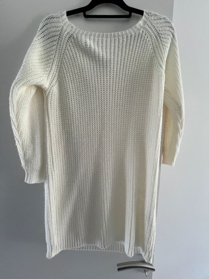 Robe pull blanche - photo numéro 3