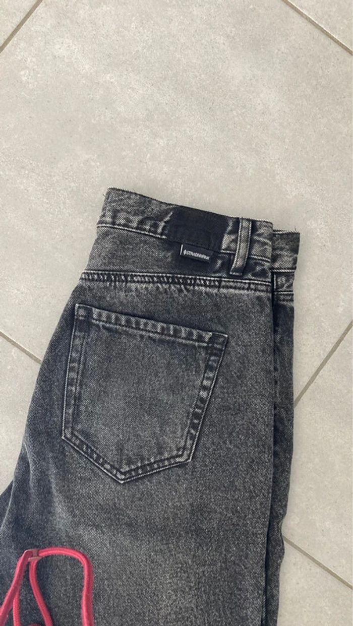 Stradivarius jean pantalon femme 38 noir vêtement - photo numéro 5