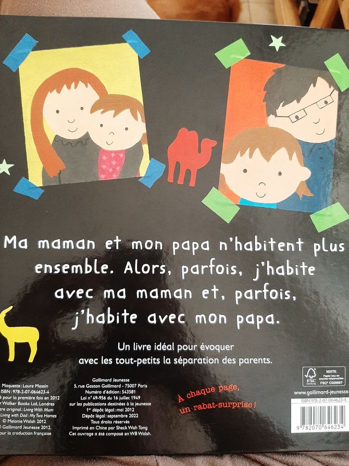 Livre chez Papa et chez Maman - photo numéro 2