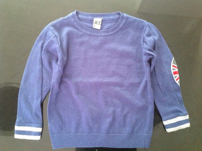 Pull garçon Tape à l'œil - 2 ans (voire 3 ans car taille grand) - photo numéro 2