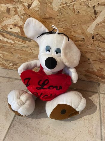 Peluche souris coeur