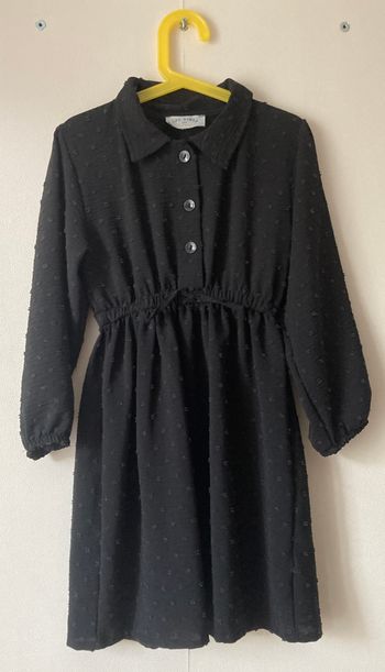 robe noire fluide